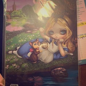 Alice in wonderland postcards from Disney World